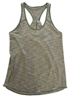 Lululemon Essential Tank Heathered Dark Forest Size 4